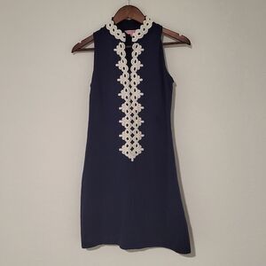 Lilly Pulitzer Callista Shift Dress Navy Size XS